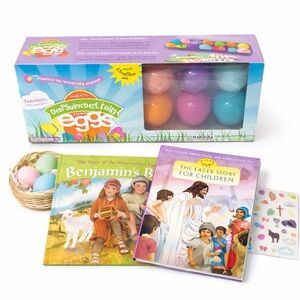 🌸 Easter Story Bundle for Kids – Books + Resurrection Eggs Set